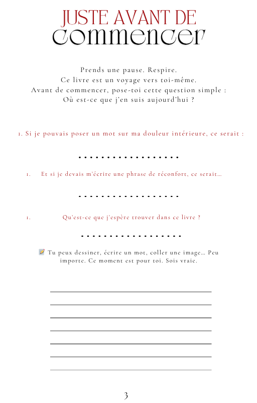 Développement personnel et reconstruction - By Luv3js