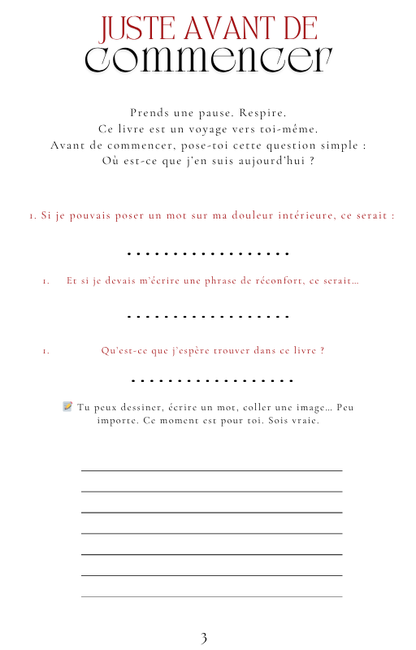 Développement personnel et reconstruction - By Luv3js
